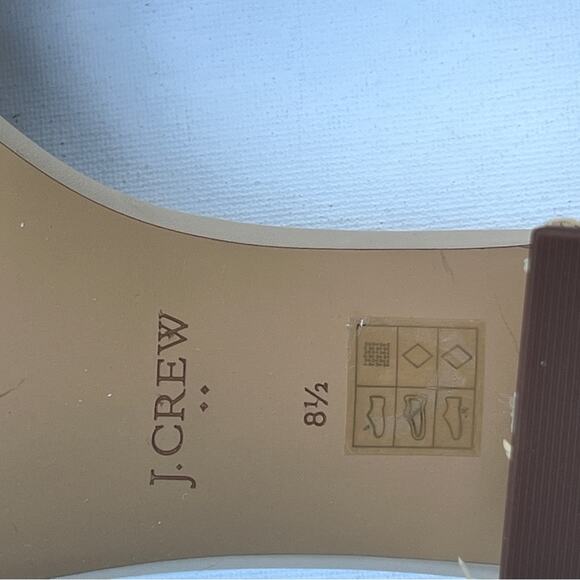 J.Crew Women’s  Classy Seasonal Style Woven Mule Raffia Rainbow Sandals Sz 8.5 - Picture 5 of 11